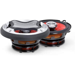 Afbeelding van M.N.C DevilX 3-wegs autoluidsprekers - 4" (100 mm) - 60 W - 4 ohm - supertweeter - robuuste constructie