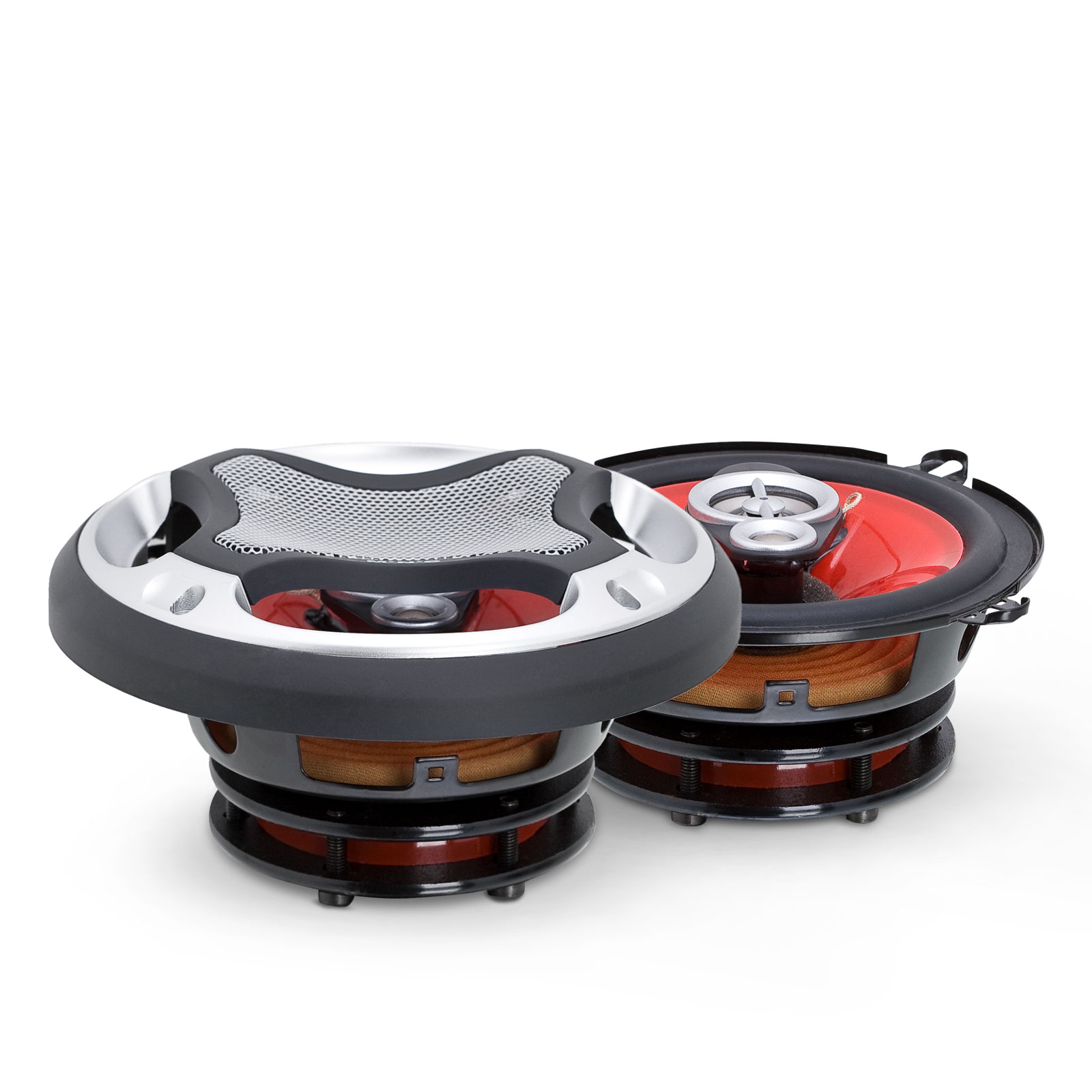 Afbeelding van M.N.C DevilX 3-wegs autoluidsprekers - 4" (100 mm) - 60 W - 4 ohm - supertweeter - robuuste constructie