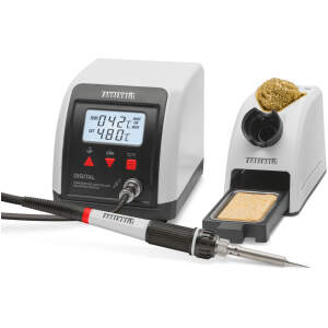 Afbeelding van Digitale Soldeerstation - 230V 60W - Temperatuurregelbaar 160-480°C - Met Sleepstand en Accessoires [28013]