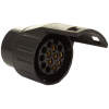 Afbeelding van Aanhanger stekker adapter - 7/13-polig - 12/24V - ISO 1724 - Schroefaansluiting - Voor auto, caravan &