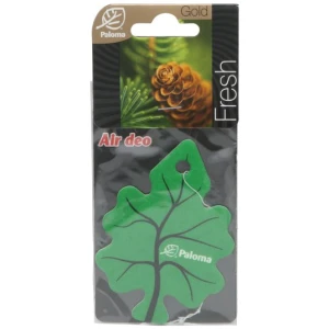 Afbeelding van Paloma Gold Fresh Luchtverfrisser Auto – Hangend – Min. 2 Weken Geur – Auto & Interieur – 1 Stuk