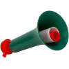 Afbeelding van Supportertoeter - Opvouwbare Trompet - 53,5 x 12 cm - Rood/Wit/Groen - Luid Geluid - Aluminium Membraan -