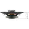 Afbeelding van M.N.C StreamLine coaxiale speakers 5" (130 mm) - 100 W - 4 Ohm - 2-weg - ultradunne inbouwdiepte [37413]