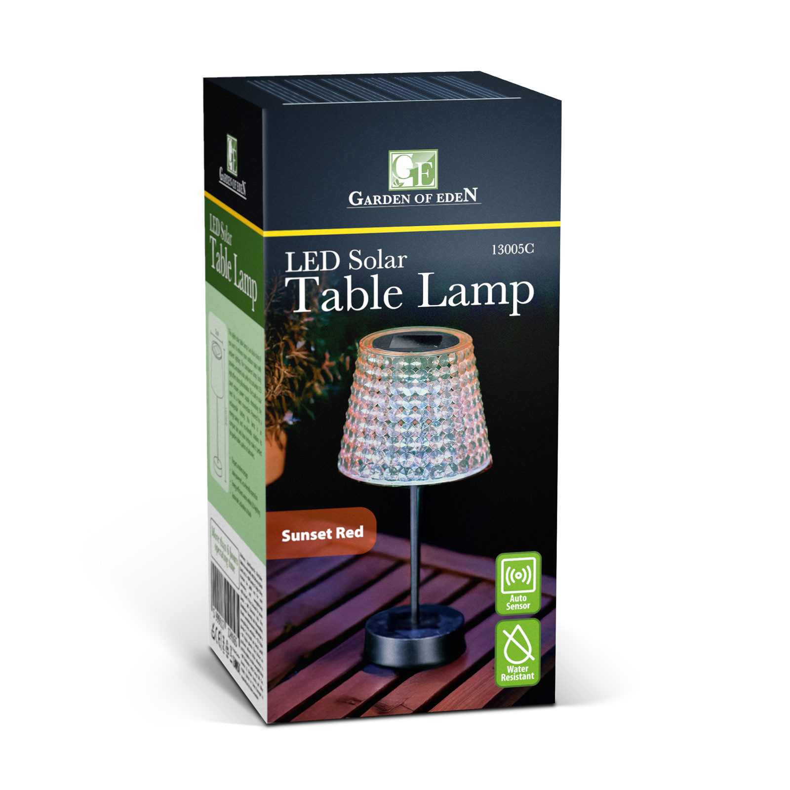 Afbeelding van Solar Tafellamp op Zonne-Energie Buiten Ø12 x 26 cm – Roze – Koel Wit LED – IP44 – Draadloos –