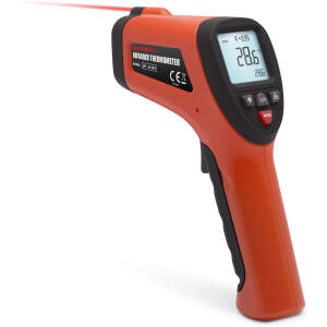 Afbeelding van Digitale Infrarood Thermometer - Meetbereik -50°C tot 380°C - Met Laserpointer en LCD Display [25901] -