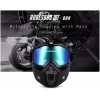 Afbeelding van Motor Masker – Ski Bril – Scooter – Helm – Snowboardbril – Airsoft Masker – Multifunctioneel –