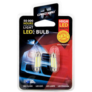 Afbeelding van 2x LED Autolamp Sofit 10x35mm - 189 Lumen 6000K - 27x SMD 1,5W 12V Canbus - Lange Levensduur - Helder Wit