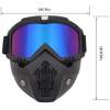Afbeelding van Motor Masker – Ski Bril – Scooter – Helm – Snowboardbril – Airsoft Masker – Multifunctioneel –