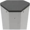 Afbeelding van Hoekstopcontact - 250 V - 16 A - 3500 W - 2× USB (5 V/2,1 A) - 1,5 m kabel (3×1,5 mm²) - Aluminium -