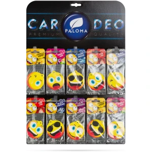 Afbeelding van Auto Luchtverfrisser Set - EMO - 90 stuks - Verkoopdisplay - Voordeelverpakking [P50279N] - 52b2 6069 456e