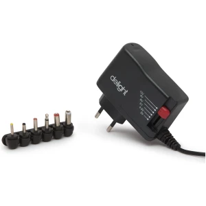Afbeelding van Universele Adapter 3V-12V - 2500mA - 30W - Verstelbare DC Spanning - Verwisselbare Stekkers - Voeding voor