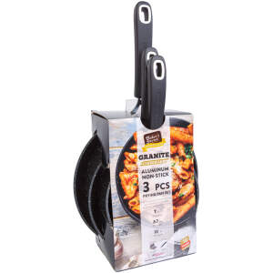 Afbeelding van Baker’s Secret Koekenpannenset – 18 + 22 + 26 cm – 3-delig – Antiaanbaklaag [DA00960] - 541e 0c96