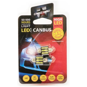 Afbeelding van 2x Sofit LED Autolamp 31mm - 12V 2W - 170 Lumen - Canbus - 18 SMD LED [50832] - 55bb f6c3 4bee b513