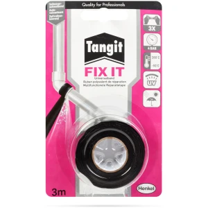 Afbeelding van Tangit Fix It Reparatietape – 3 m x 2,5 cm – Lekdichte Tape voor Buizen – Tot 4 Bar – UV- &
