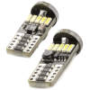Afbeelding van 2x Auto Car LED T10 (W5W) 150 lm 6000K 3W can-bus - 50.000 uur levensduur, helder wit licht, 3 jaar garantie