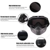 Afbeelding van Motor Masker – Ski Bril – Scooter – Helm – Snowboardbril – Airsoft Masker – Multifunctioneel –