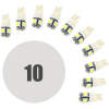 Afbeelding van 10x LED Autolamp T10 - 90 Lumen 6000K - 5x SMD 1,25W 12V - Lange Levensduur 50.000u - Helder Wit Licht 10
