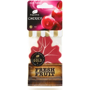 Afbeelding van Auto Luchtverfrisser Paloma Gold Fresh Fruit Cherry – Geurhanger – Werkt tot 2 Weken – Frisse