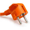 Afbeelding van Verlengsnoer - 30 m - Oranje - Schuko CEE 7/4 Stopcontact - Stekker CEE 7/7 - H05VV-F 3×1,5 mm² - 10/16 A -