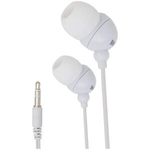 Afbeelding van In-ear oordopjes - 3,5 mm jack - Neodymium magneet voor diepe bass - Ergonomisch ontwerp - 1,2 m kabel - Wit