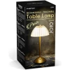 Afbeelding van Tafellamp 'Paris' Goud Metaal 31 cm – Dimbaar – 3 Lichtkleuren (Warm/Neutraal/Koel Wit) –