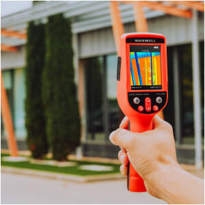 Afbeelding van Digitale Warmtebeeldcamera Met Touchscreen - Oplaadbare Batterij - MicroSD Opslag - Foto- en Videofunctie