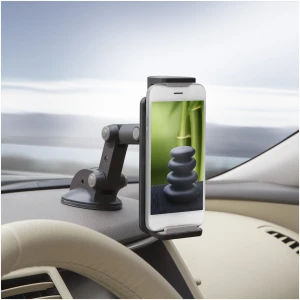 Afbeelding van Universele auto Telefoonhouder - 3-punts verstelbare arm - 360° draaibare kop - Nanotechnologische zuignap -