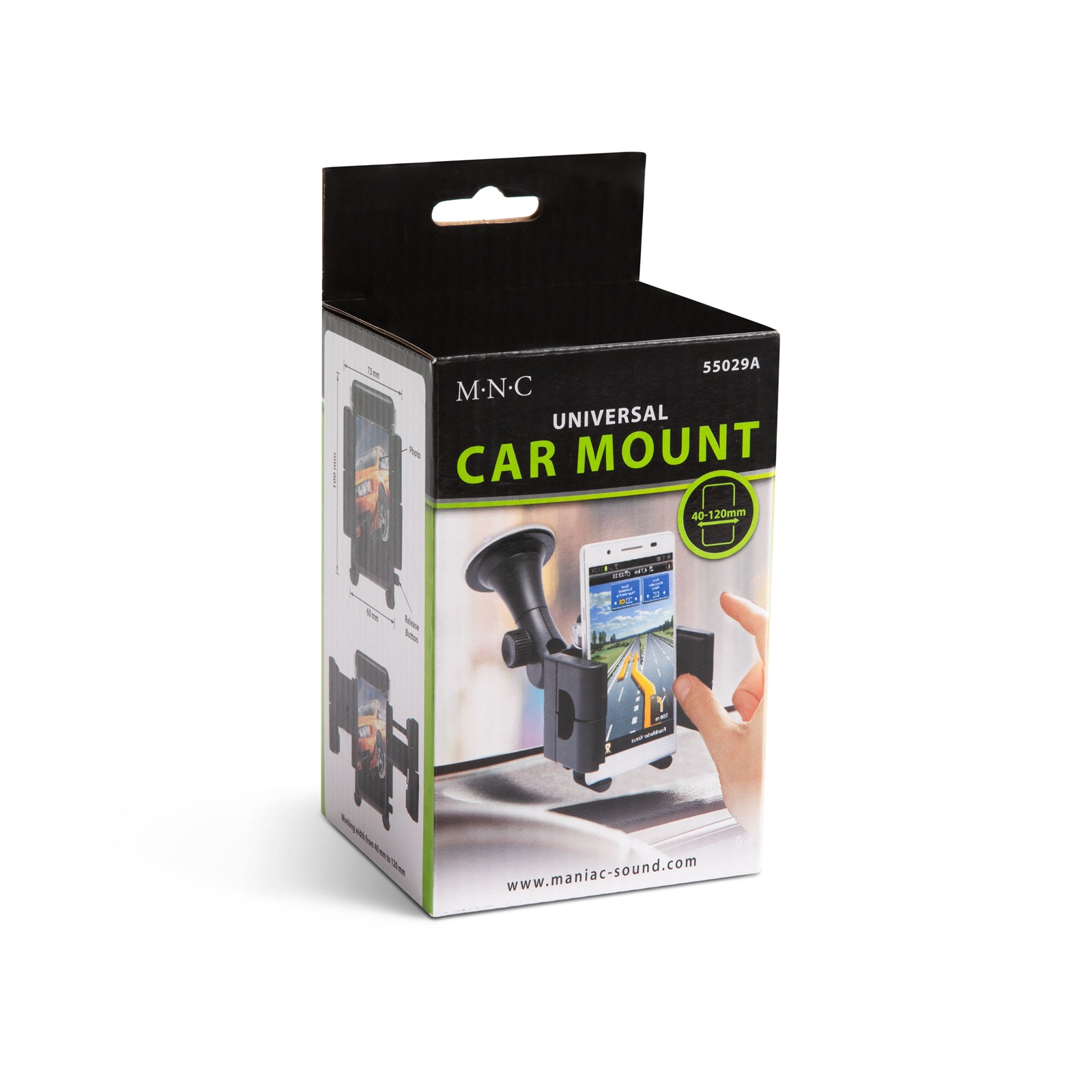 Afbeelding van Universele auto Telefoonhouder / GPS houder - Geschikt voor MP3/MP4/mobiel/GPS/PDA - Zuignap bevestiging op