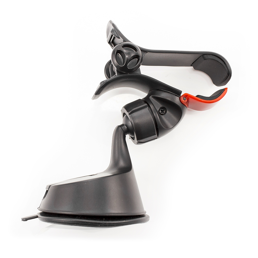 Afbeelding van Telefoonhouder auto - Klem met zuignap Ø70 mm - 360° draaibaar - Geschikt voor 6-7" telefoons of