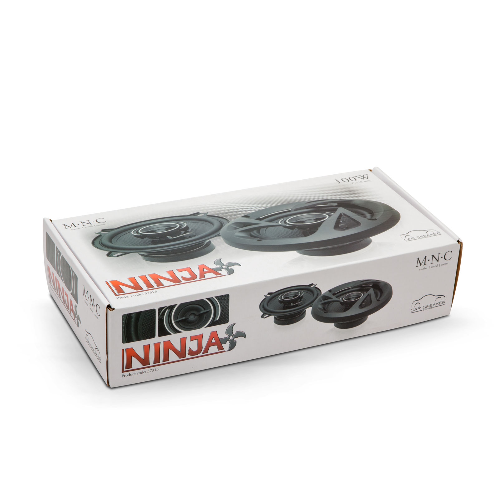 Afbeelding van M.N.C Ninja Coaxiale Autoluidspreker Speakers - 5" (130 mm), 4 Ω, 100 W, 65 Hz - 20 kHz, Lage