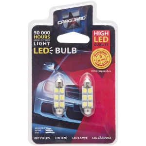 Afbeelding van 2x LED Autolamp Sofit 36mm - 108 Lumen 6000K - 6x SMD 1,5W 12V - Lange Levensduur 50.000u - Helder Wit Licht
