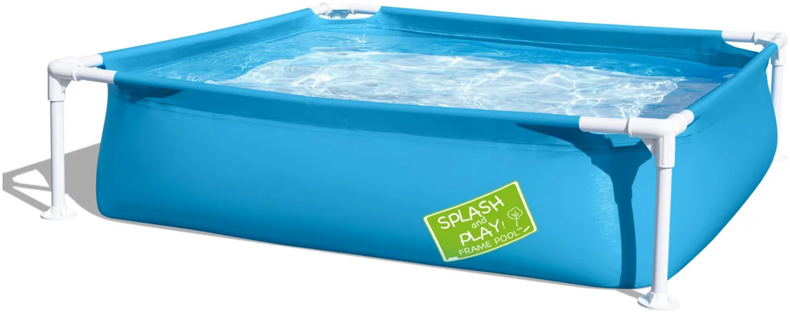 Afbeelding van Bestway Vierkant Kinderzwembad met Stijve Wanden - 122 x 122 x 30,5 cm - 365L - UV-bestendig - Incl.