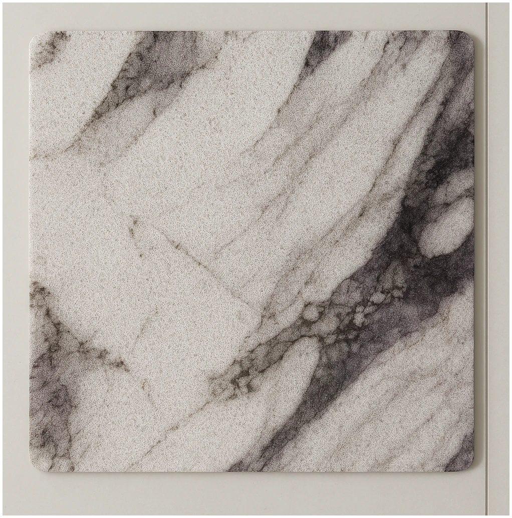 Afbeelding van HSXL - Antislipmat Douche Zacht & Waterdoorlatend - 60x60CM - Incl. Netspons - Antislip Douchemat Wit