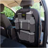 Afbeelding van Achterbank organizer auto - 6 opbergvakken - zwart - 40×60 cm - autostoel opbergtas voor speelgoed,