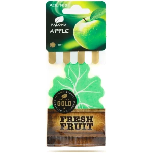 Afbeelding van Paloma Gold Fresh Fruit Apple Luchtverfrisser Auto – Hangend – Min. 2 Weken Geur – Auto & Interieur