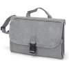 Afbeelding van Luiertas Grijs - 29 x 19 cm - Compact en Waterafstotend - Handige Verzorgingstas voor Onderweg - 1 Stuks
