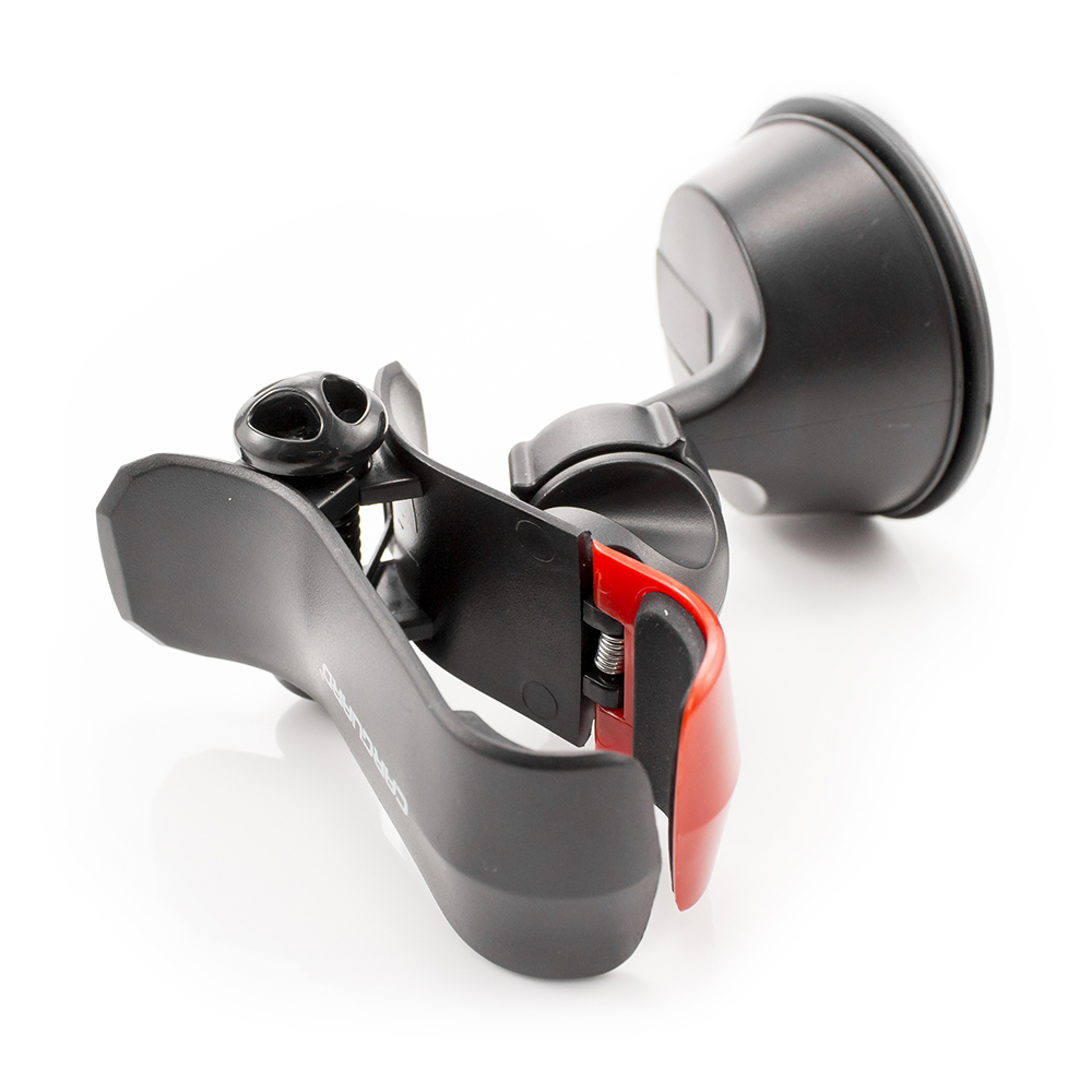 Afbeelding van Telefoonhouder auto - Klem met zuignap Ø70 mm - 360° draaibaar - Geschikt voor 6-7" telefoons of