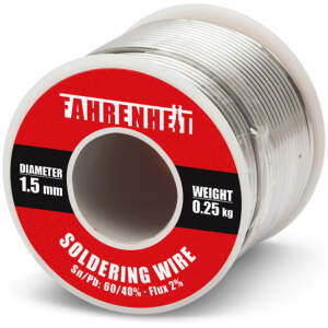 Afbeelding van Professioneel Soldeertin op Rol soldeerdraad Sn60/Pb40, 1,5 mm, 0,25 kg met 2% flux - Hoogwaardige