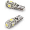 Afbeelding van LED Autolamp T10 - 90 Lumen 6000K - 5x SMD 3W 12V - Lange Levensduur 50.000u - Helder Wit Licht [50944] -