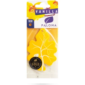 Afbeelding van Paloma Gold Vanilla Luchtverfrisser Auto – Hangend – Min. 2 Weken Geur – Auto & Interieur – 1