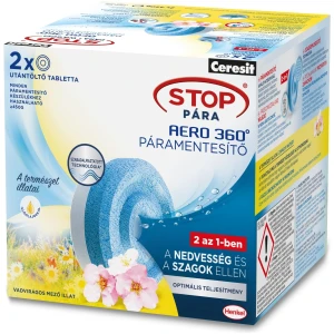 Afbeelding van Ceresit AERO 360° Navultabletten – Wildflower Field – 2 x 450 g – Vochteter Tabletten met Geur –