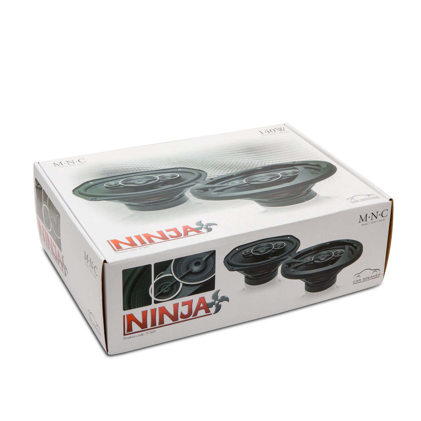 Afbeelding van M.N.C Ninja 6x9" autoradio speaker - 140W - 4 Ohm - hoogwaardige polypropyleen conus - duurzame car