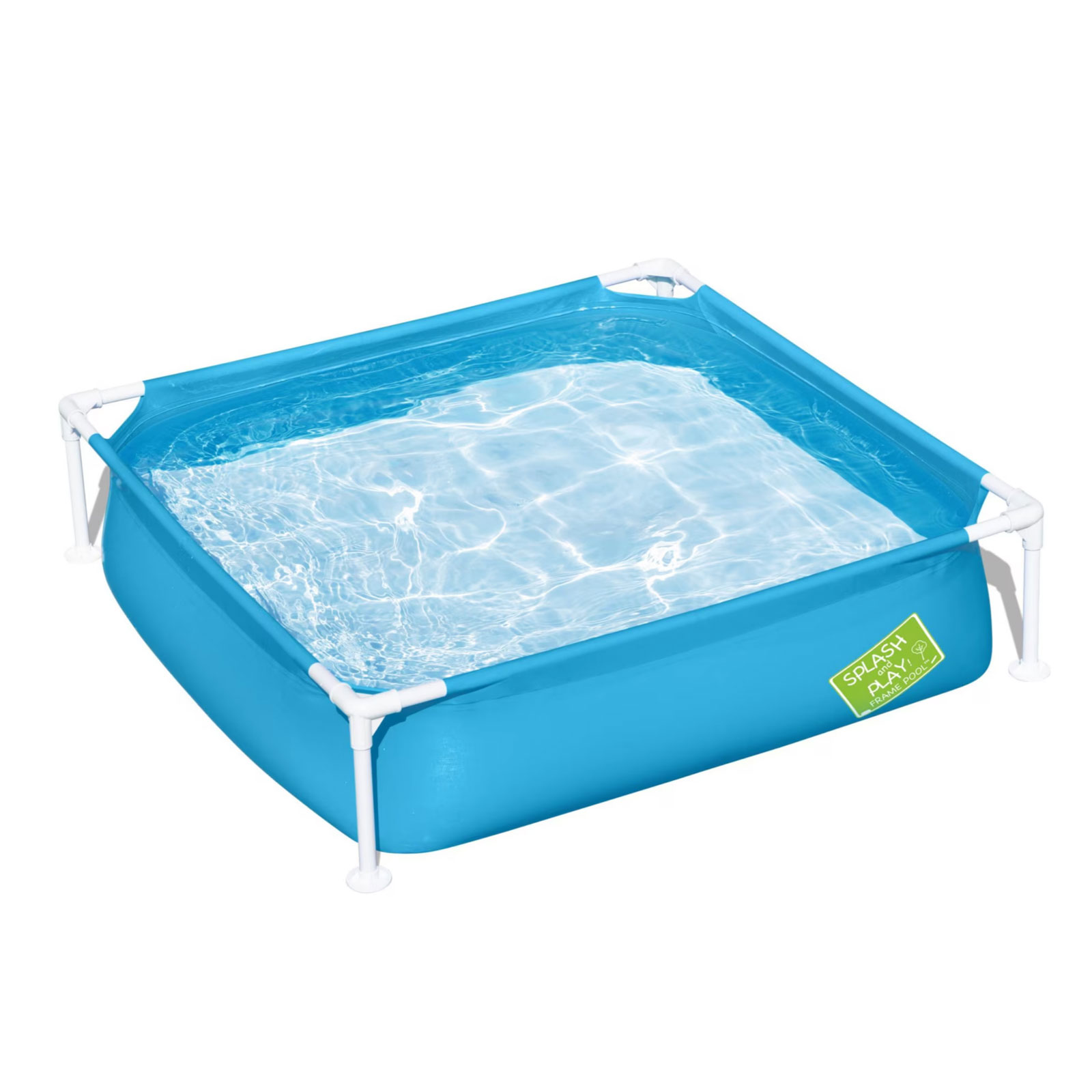 Afbeelding van Bestway Vierkant Kinderzwembad met Stijve Wanden - 122 x 122 x 30,5 cm - 365L - UV-bestendig - Incl.