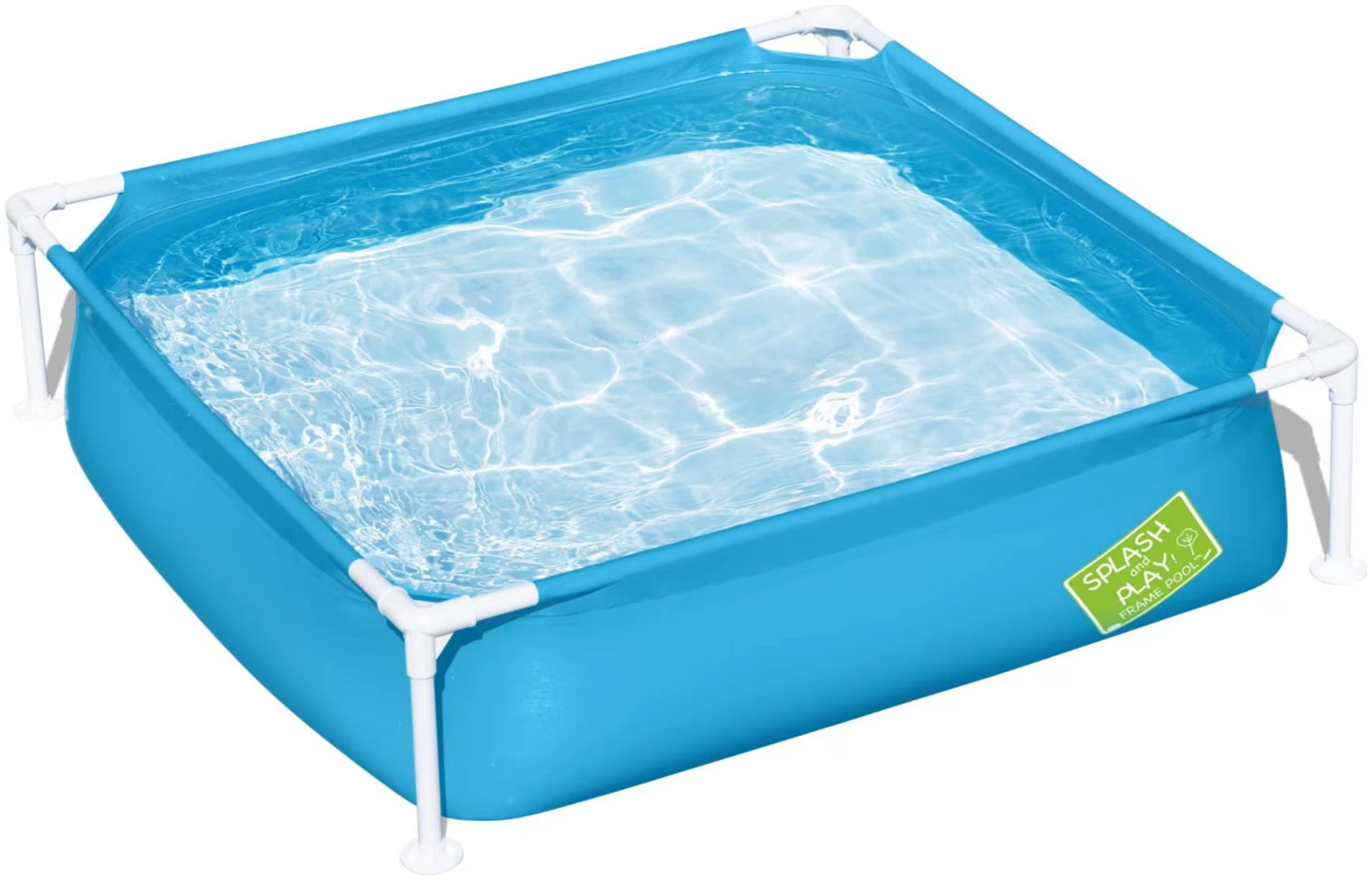 Afbeelding van Bestway Vierkant Kinderzwembad met Stijve Wanden - 122 x 122 x 30,5 cm - 365L - UV-bestendig - Incl.