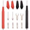 Afbeelding van Meetkabelset - 16-delig - 920 mm - inclusief banaanstekers, meetpennen, tipstekers, vorkstekers en