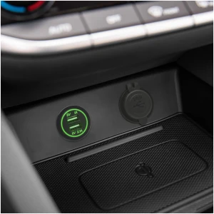 Afbeelding van Inbouw USB-Stopcontact voor Sigarettenaansteker - Groen LED - 12/24V [54926GR] - f7d3 f8ef 4357 88d8