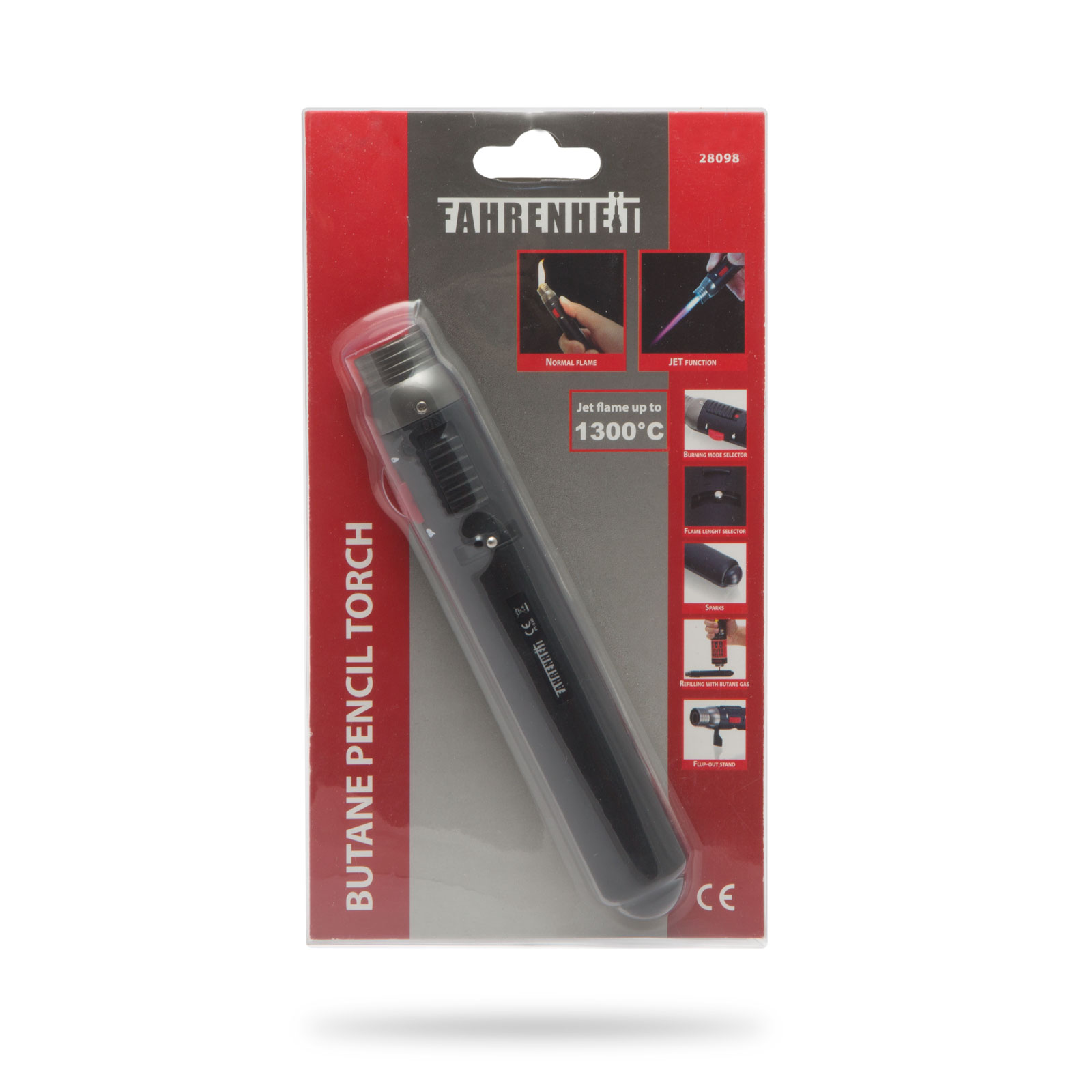 Afbeelding van Professionele Gas Soldeerbout - Navulbaar - Normale of Jetvlam - Met Opklapbare Steun en Piëzo Ontsteking