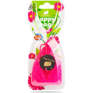 Afbeelding van Auto Luchtverfrisser Happy Bag Floral – Geurzakje met Geurballetjes – Werkt Minimaal 4 Weken – Bloemige