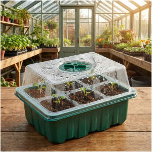 Afbeelding van Zaailingkweekset met deksel - 18,5 x 14,5 x 11 cm 1 Stuks [11983] - 01 11983 web