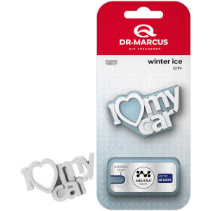 Afbeelding van Dr. Marcus CITY IK HOU VAN MIJN AUTO WINTER IJS Luchtverfrisser 1 Stuks [DRM07931] - 01 DRM07931 web